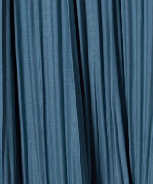 green label relaxing（グリーンレーベルリラクシング）の「チンツボイル プリーツ ワンピース（ドレス・レディース・ロイヤルブルー/ダークグレー・FREE）」の18枚目の写真