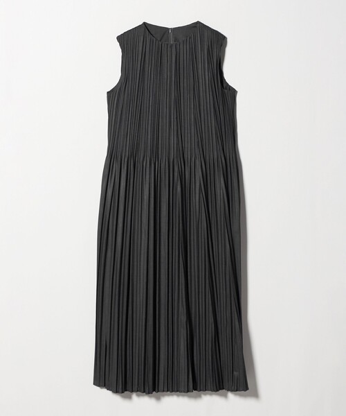 green label relaxing（グリーンレーベルリラクシング）の「チンツボイル プリーツ ワンピース（ドレス・レディース・ロイヤルブルー/ダークグレー・FREE）」の19枚目の写真