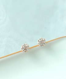 パヴェボールセラミックポストピアス