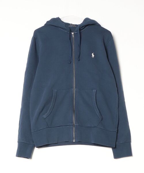 POLO RALPH LAUREN(ポロ ラルフ ローレン)の「ループバック テリー フルジップ フーディ(パーカー・メンズ・ネイビー系1・XXL/XS/XL/S/M/L)」の3枚目の写真