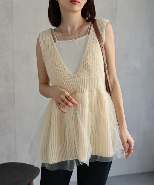 model：162cm 着用サイズ：F