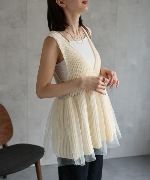 model：162cm 着用サイズ：F