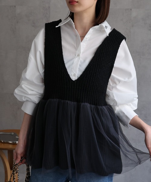 model：162cm 着用サイズ：F