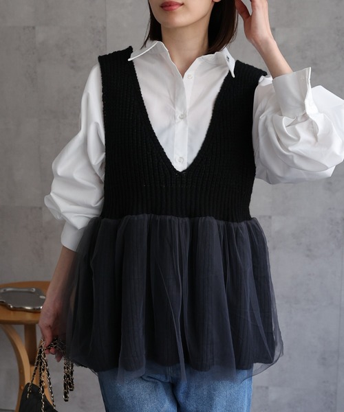 model：162cm 着用サイズ：F