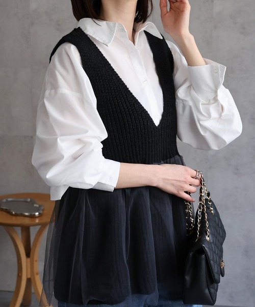 model：162cm 着用サイズ：F