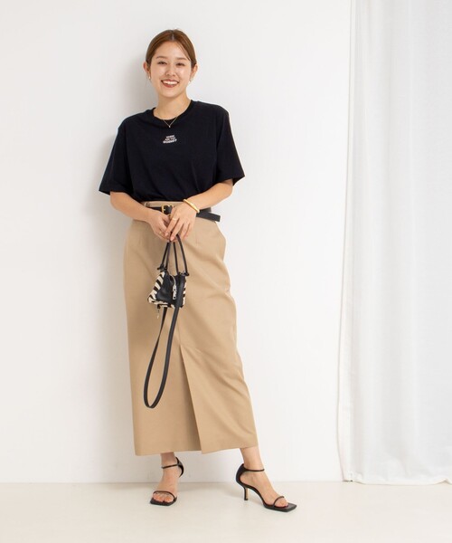 NOLLEY’S（ノーリーズ）の「メッセージTシャツ（Tシャツ/カットソー・レディース・ブラック/ホワイト/ベージュ・FREE）」の16枚目の写真