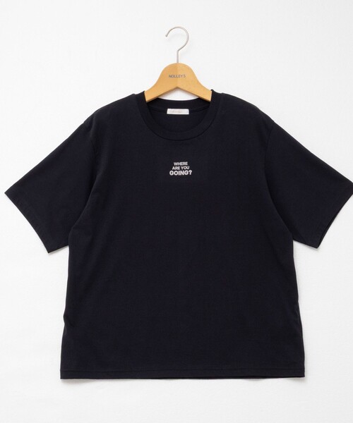 NOLLEY’S（ノーリーズ）の「メッセージTシャツ（Tシャツ/カットソー・レディース・ブラック/ホワイト/ベージュ・FREE）」の21枚目の写真