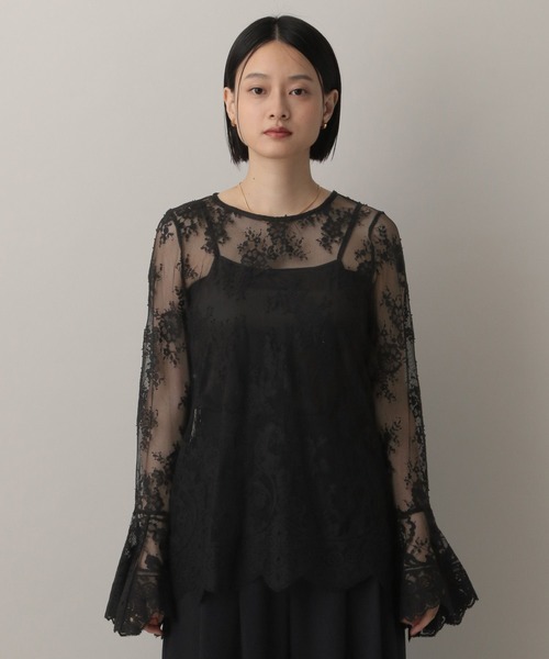 セール】フレアスリーブレース_長袖（シャツ/ブラウス）｜A part by