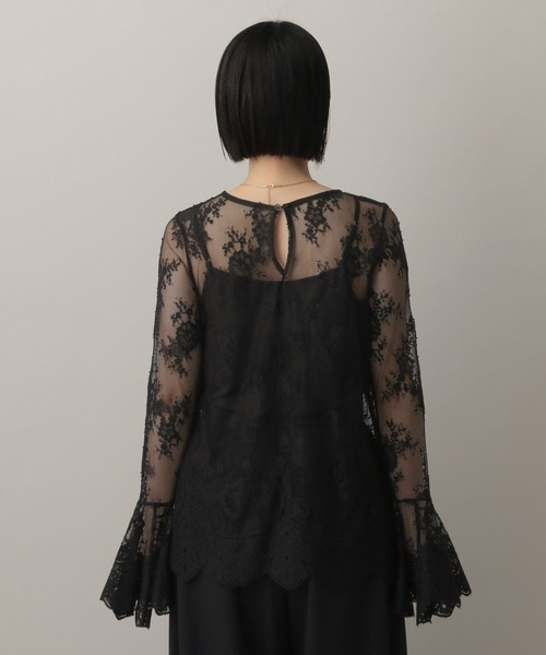 セール】フレアスリーブレース_長袖（シャツ/ブラウス）｜A part by