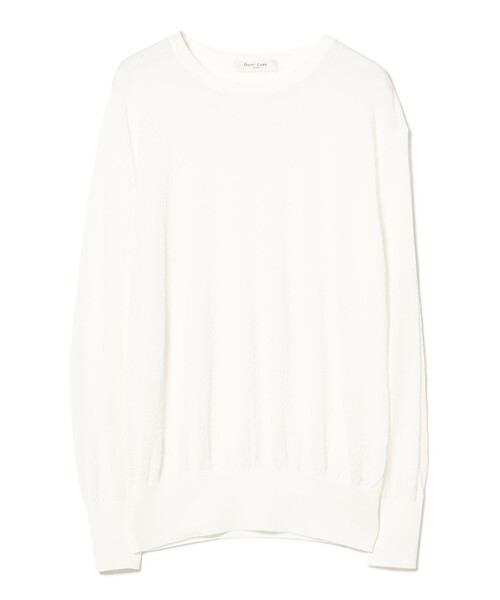 Demi-Luxe BEAMS（デミルクス ビームス）の「【1/9再値下げ】コットン ナイロン デニット プルオーバー［手洗い可］（ニット/セーター・レディース・ブラック/ブラウン/オフホワイト・ONE SIZE）」の19枚目の写真