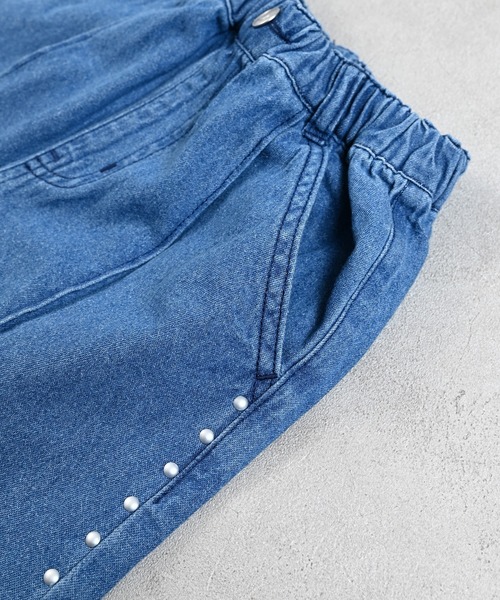MARKEY'S（マーキーズ）の「スタッズライクデニムパンツ（デニムパンツ・キッズ・ブルー・100/110/120/130/140/150）」の10枚目の写真