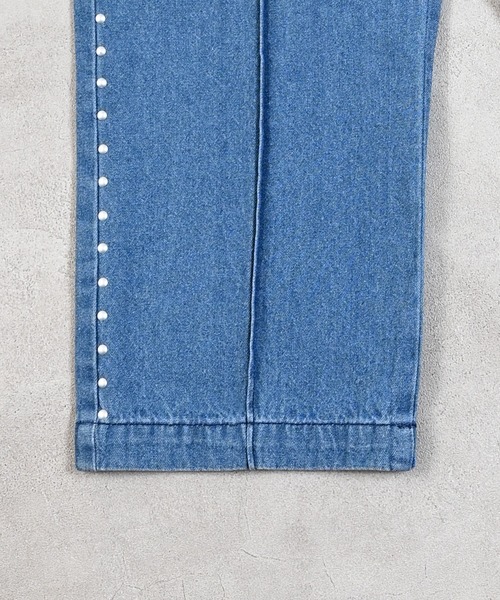 MARKEY'S（マーキーズ）の「スタッズライクデニムパンツ（デニムパンツ・キッズ・ブルー・100/110/120/130/140/150）」の12枚目の写真