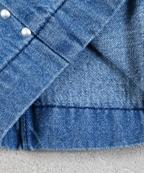 MARKEY'S（マーキーズ）の「スタッズライクデニムパンツ（デニムパンツ・キッズ・ブルー・100/110/120/130/140/150）」の13枚目の写真