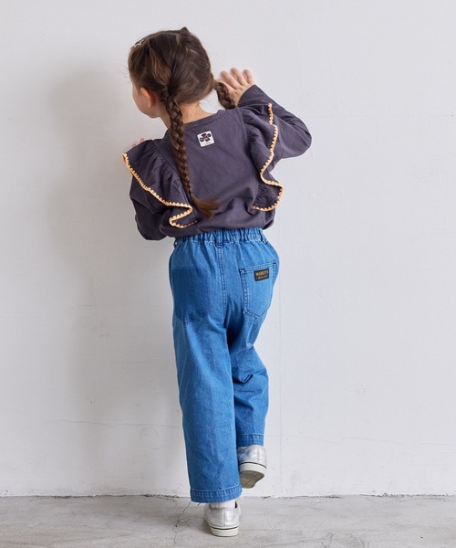 MARKEY'S（マーキーズ）の「スタッズライクデニムパンツ（デニムパンツ・キッズ・ブルー・100/110/120/130/140/150）」の7枚目の写真