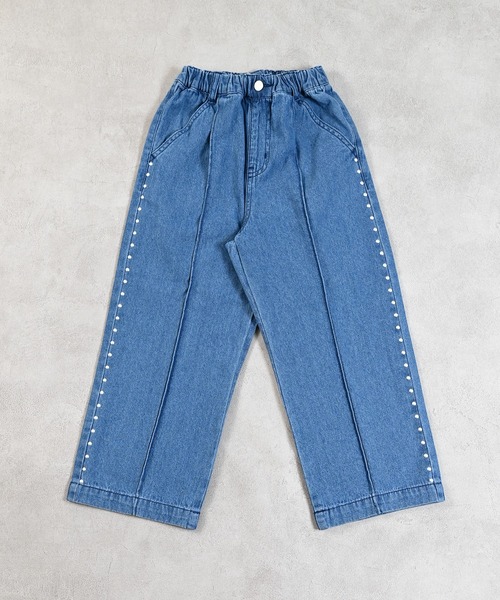 MARKEY'S（マーキーズ）の「スタッズライクデニムパンツ（デニムパンツ・キッズ・ブルー・100/110/120/130/140/150）」の15枚目の写真
