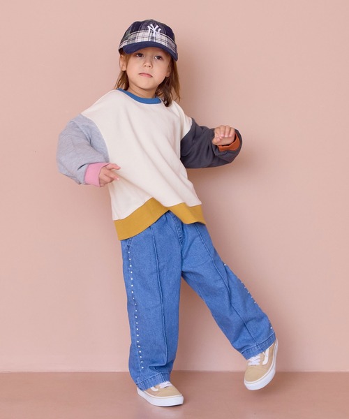 MARKEY'S（マーキーズ）の「スタッズライクデニムパンツ（デニムパンツ・キッズ・ブルー・100/110/120/130/140/150）」の18枚目の写真