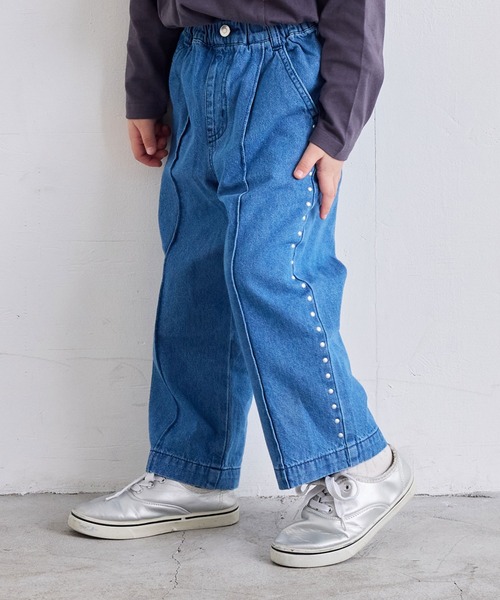 MARKEY'S（マーキーズ）の「スタッズライクデニムパンツ（デニムパンツ・キッズ・ブルー・100/110/120/130/140/150）」の21枚目の写真