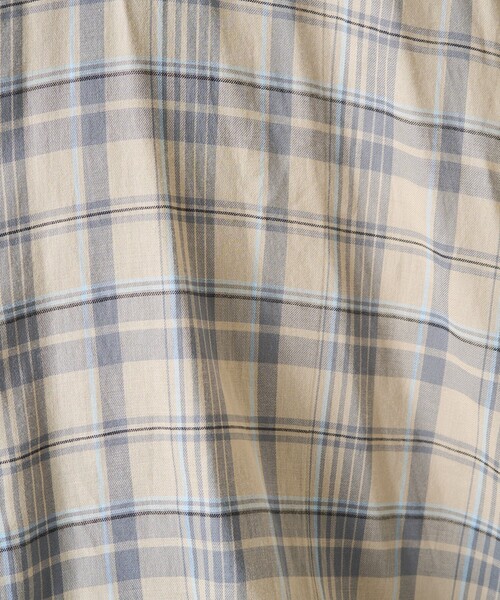 FREAK'S STORE(フリークスストア)の「限定展開 ビックシルエット チェック ボリューム シャツ(シャツ/ブラウス・レディース・ベージュ/ネイビー/レッド/ブラック・フリ-)」の9枚目の写真