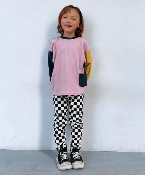 BREEZE（ブリーズ）の「【ストレッチ】DAISUKI パンツ 9分丈（その他パンツ・キッズ・ベージュ/ライトインディゴブルー/ラベンダー/ミント/マスタード/ネイビー/オレンジ/ブラウン/グリーン/ライトグレー/レッド/ブルー/オフホワイト/ターコイズブルー/ブラック/アイボリー・70/80/90/100/110/120/130）」の21枚目の写真