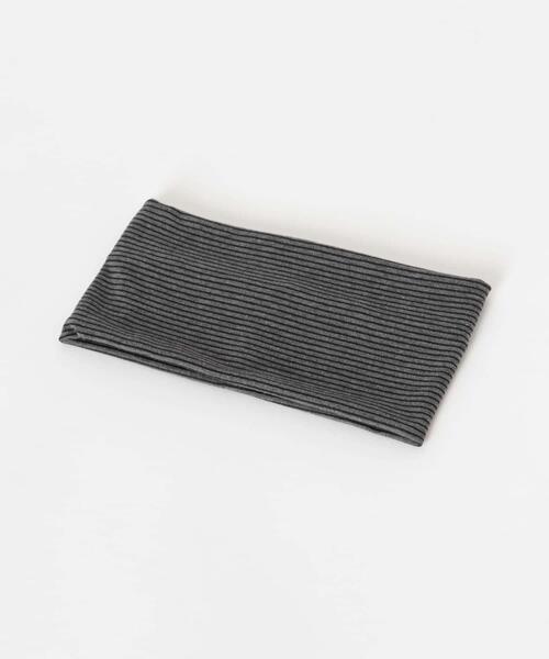 URBAN RESEARCH(アーバンリサーチ)の「decor『デコール』 Border Wide Hairband(ヘアバンド・レディース・チャコールグレー/ブラウン・-)」の6枚目の写真