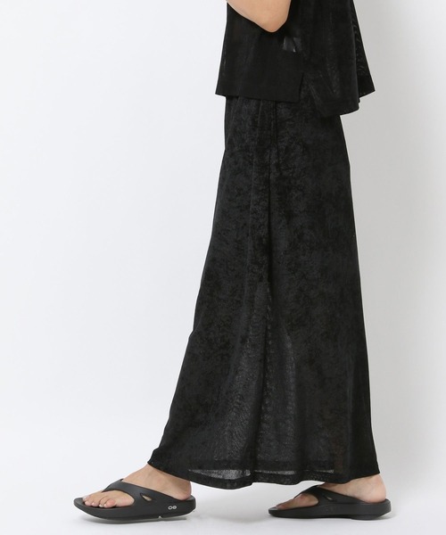 HEREIAM(ヘレイアム)の「【HEREIAM】夏トップス合わせで秋を先取り!メッシュベロアスカート(スカート・レディース・ブラック/カーキ・SMALL/MEDIUM)」の10枚目の写真