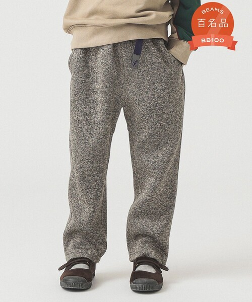 Gramicci（グラミチ）の「【別注】Gramicci / フリース パンツ 2025FW（100～140cm）（その他パンツ・キッズ・ホワイト系その他6/ブラック・100/110/120/130/140）」の2枚目の写真