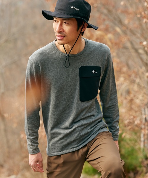 グリッドウールクルー（Tシャツ/カットソー）｜Foxfire（フォックス