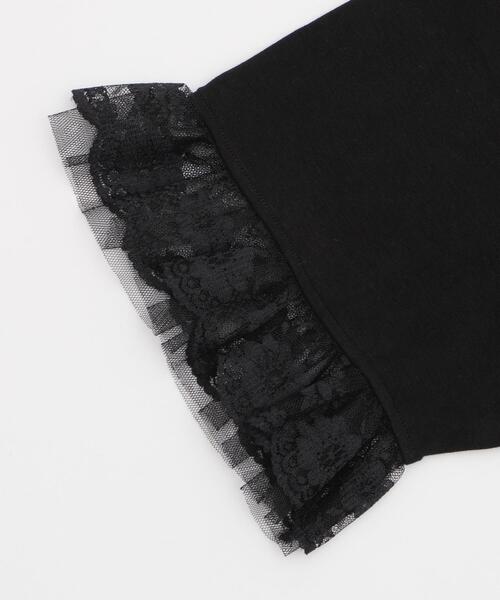 Whinny（ホワイニー）の「Whinny/ロマンチストキュートT（Tシャツ/カットソー・レディース・ブラック/サックスブルー/ホワイト・FREE）」の8枚目の写真