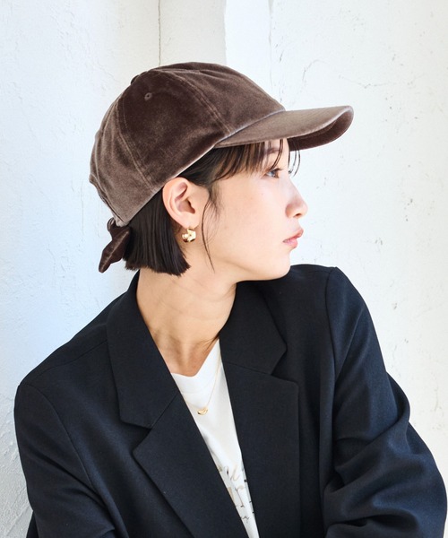 セール】バックリボンベロアキャップ（キャップ）｜VIS（ビス）の