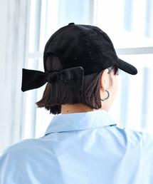 VIS | バックリボンベロアキャップ(キャップ)