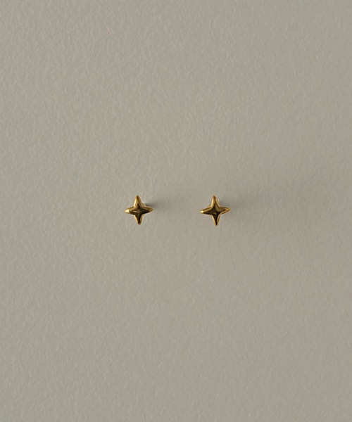 muku(ムク)の「PIERCE/MINI RHOMBUS(ピアス(両耳用)・レディース・ゴールド/シルバー・FREE)」の17枚目の写真