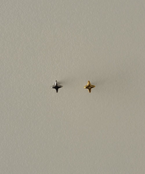 muku(ムク)の「PIERCE/MINI RHOMBUS(ピアス(両耳用)・レディース・ゴールド/シルバー・FREE)」の12枚目の写真