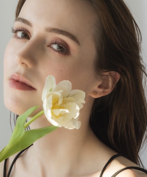 muku(ムク)の「PIERCE/MINI RHOMBUS(ピアス(両耳用)・レディース・ゴールド/シルバー・FREE)」の3枚目の写真