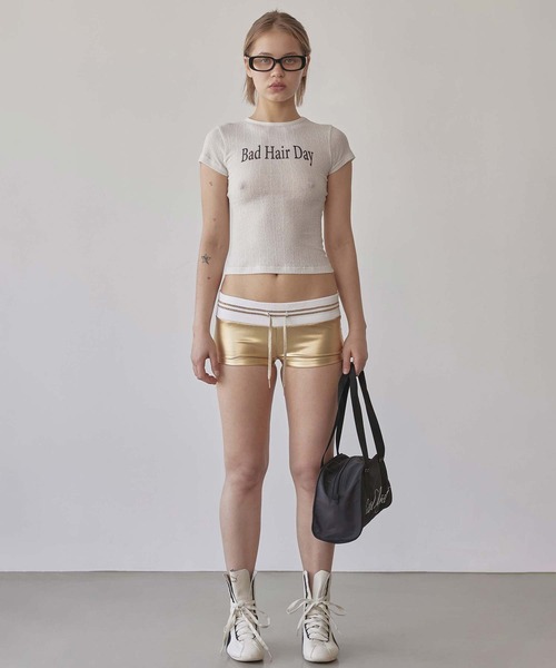 SCULPTOR(スカルプター)の「Bad Hair Day Tee(Tシャツ/カットソー・レディース・レッド/ブラック/ホワイト・SMALL/MEDIUM/LARGE/X-SMALL)」の18枚目の写真