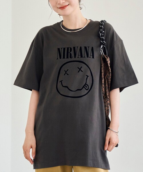 coen(コーエン)の「【ROCK STANLEY(ロックスタンレー)別注】アソートロックTシャツ(Tシャツ/カットソー・レディース・ダークグレー/ブラウン系/ダークグリーン・M/L)」の2枚目の写真