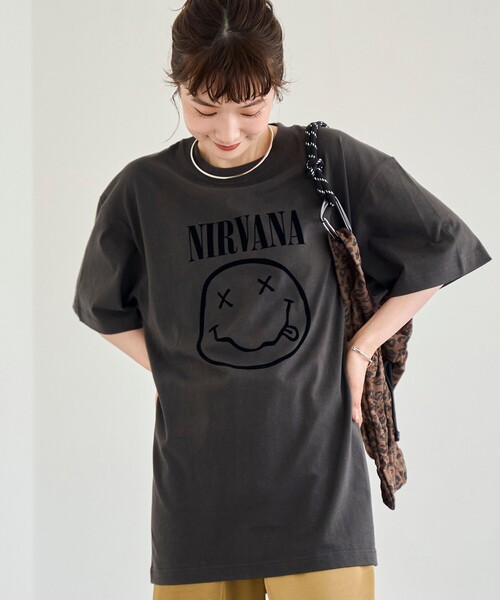 coen(コーエン)の「【ROCK STANLEY(ロックスタンレー)別注】アソートロックTシャツ(Tシャツ/カットソー・レディース・ダークグレー/ブラウン系/ダークグリーン・M/L)」の4枚目の写真