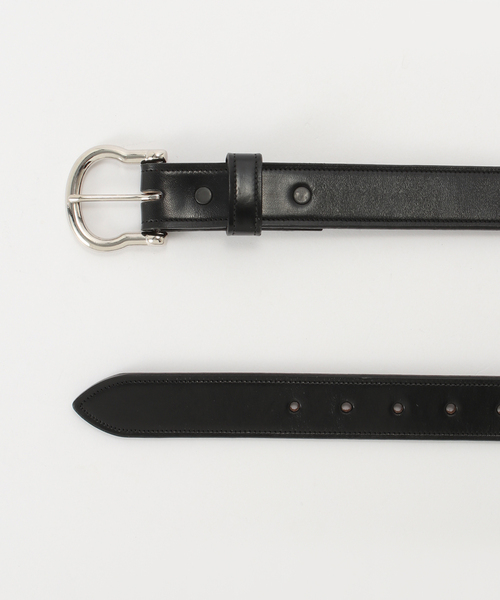 FRAMeWORK（フレームワーク）の「TORY LEATHER/トリーレザー Double and stitch ベルト（ベルト・レディース・ブラック/キャメル・FREE）」の5枚目の写真