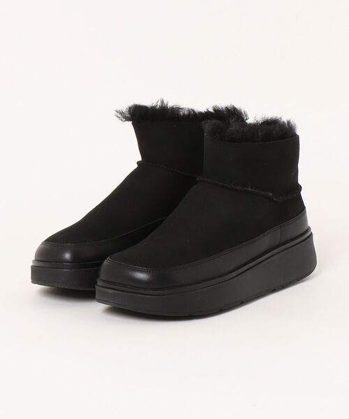 fitflop(フィットフロップ)の「GEN-FF ULTRA-MINI DOUBLE-FACED SHEARLING BOOTS / GEN-FF ウルトラミニ ダブルフェイス シアリング ブーツ(ブーツ・レディース・ブラウン/ナチュラル/ブラック・24cm/23cm/22cm/25cm)」の2枚目の写真