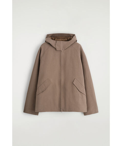 COS フード付きジャケット テクニカルコットン フード付きジャケット（その他アウター）｜COS