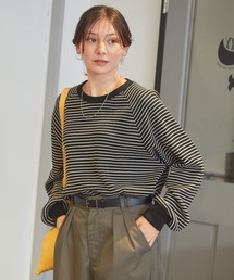 ラグランスリーブリンガーワッフルロングスリーブTシャツ＜抗菌防臭＞【THE CRAFT CREW PRODUCTS】ブラック系