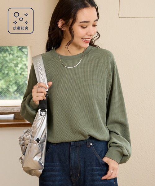 Tシャツ/カットソー（グリーン・カーキ/緑色系）ファッション通販