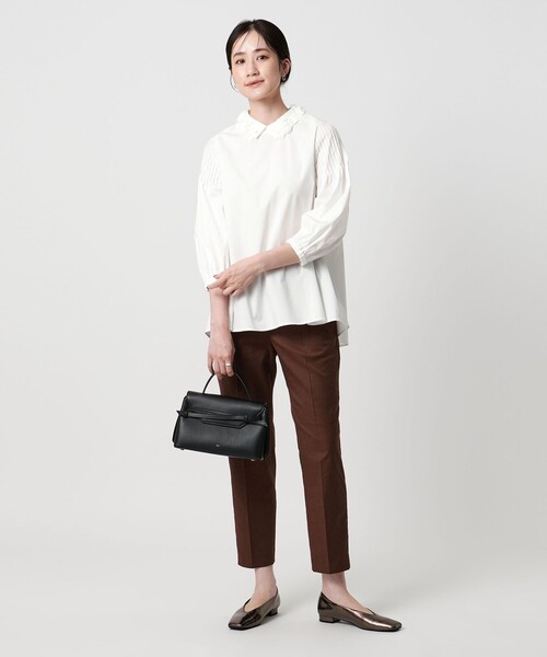 セール】2WAYカラー ブラウス‐ウォッシャブル‐（シャツ/ブラウス