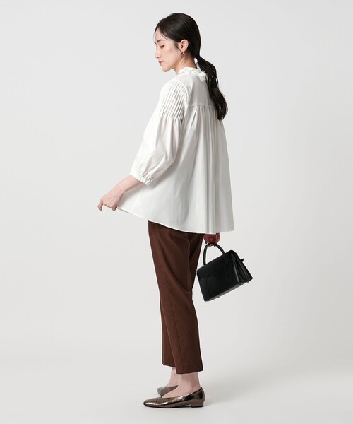 セール】2WAYカラー ブラウス‐ウォッシャブル‐（シャツ/ブラウス