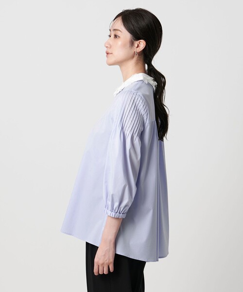 2WAYカラー ブラウス‐ウォッシャブル‐（シャツ/ブラウス）｜UNITED
