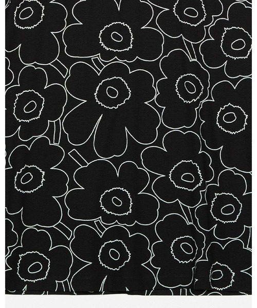 marimekko（マリメッコ）の「Kokemus Piirto Unikko / Dress（ワンピース・レディース・ブラック・MEDIUM/SMALL/X-SMALL/LARGE）」の9枚目の写真