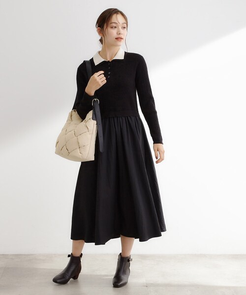 grove（グローブ）の「【撥水】ナイロンメッシュワンショルダー（ショルダーバッグ・レディース・ライトベージュ/ブラック/ダークグレー・00）」の11枚目の写真