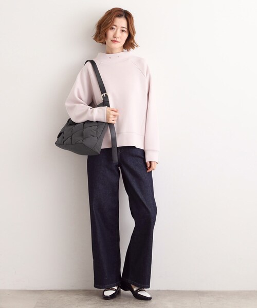 grove（グローブ）の「【撥水】ナイロンメッシュワンショルダー（ショルダーバッグ・レディース・ライトベージュ/ブラック/ダークグレー・00）」の16枚目の写真