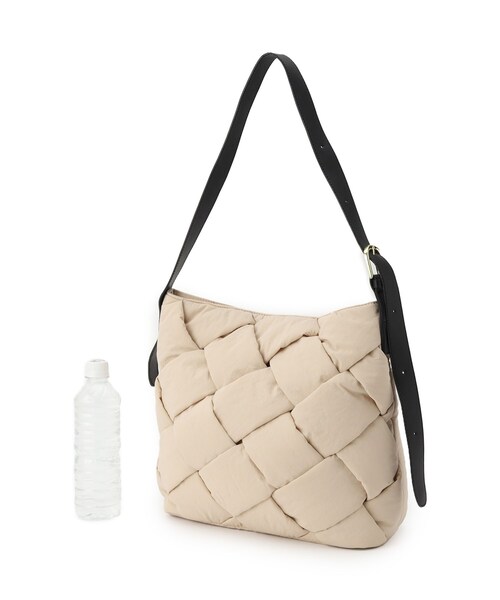 grove（グローブ）の「【撥水】ナイロンメッシュワンショルダー（ショルダーバッグ・レディース・ライトベージュ/ブラック/ダークグレー・00）」の17枚目の写真