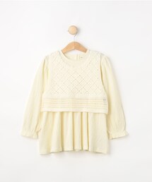 SHOO・LA・RUE | 【2点セット】カギ編みベスト＋チュニックセット(チュニック)