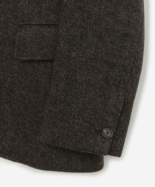 Scye(サイ)の「Scye | ヘリンボーンツイード ブレザー MEN(テーラードジャケット・メンズ・ダークブラウン・38/40)」の5枚目の写真
